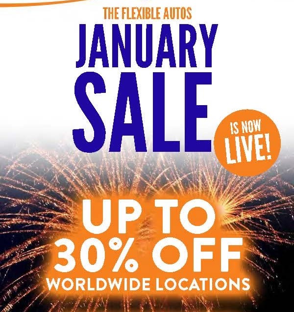 Flexible Autos Offer - up to 30% off worldwide