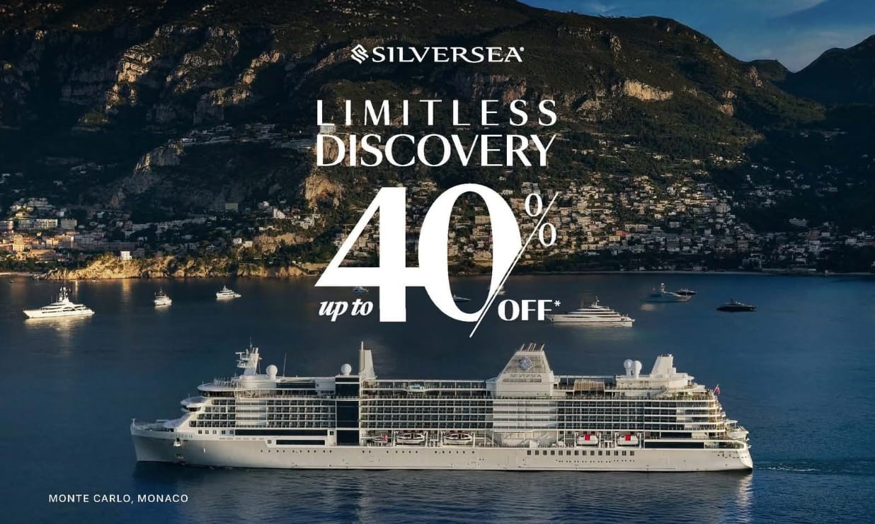 Silversea offer - up to 40% off